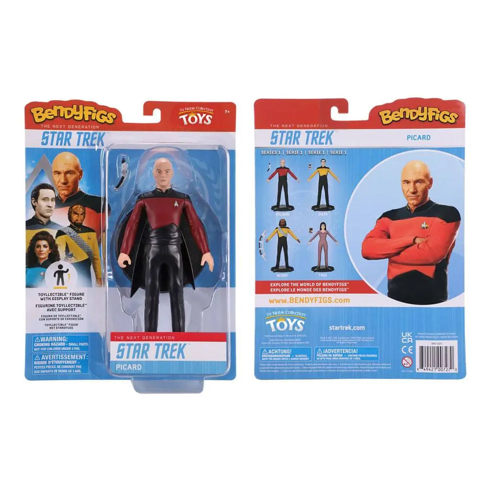Star Trek: The Next Generation Bendyfigs Bendable Figure Capt. Picard 19 cm termékfotó
