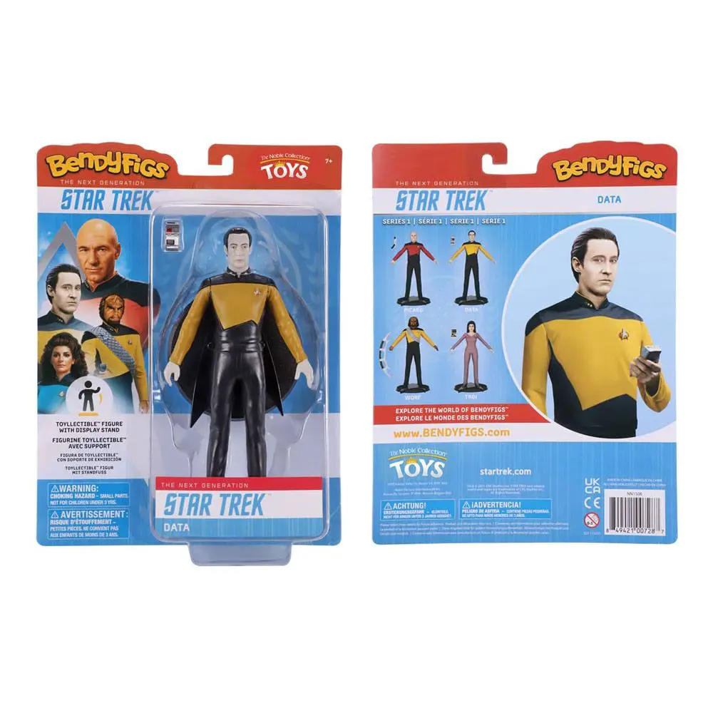 Star Trek: The Next Generation Bendyfigs Bendable Figure Lt. Cmdr. Data 19 cm product photo