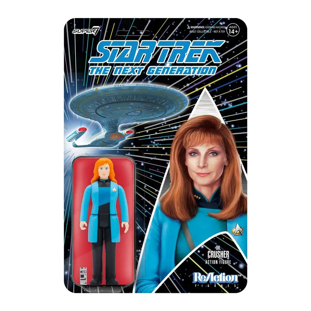 Star Trek: The Next Generation ReAction Action Figure Wave 2 Dr. Crusher 10 cm termékfotó