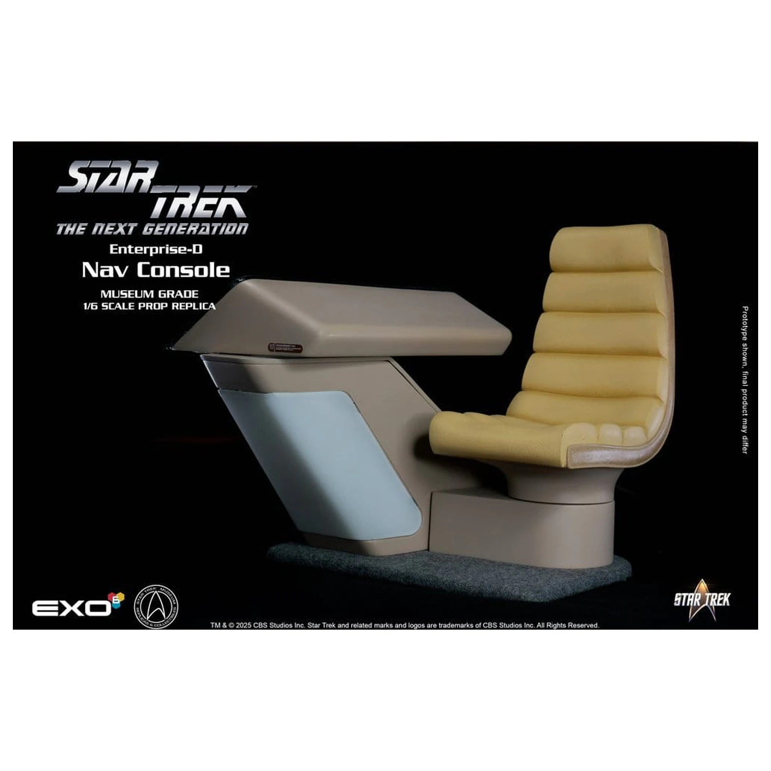 Star Trek: The Next Generation Replica 1/6 Enterprise-D Bridge CONN Console product photo