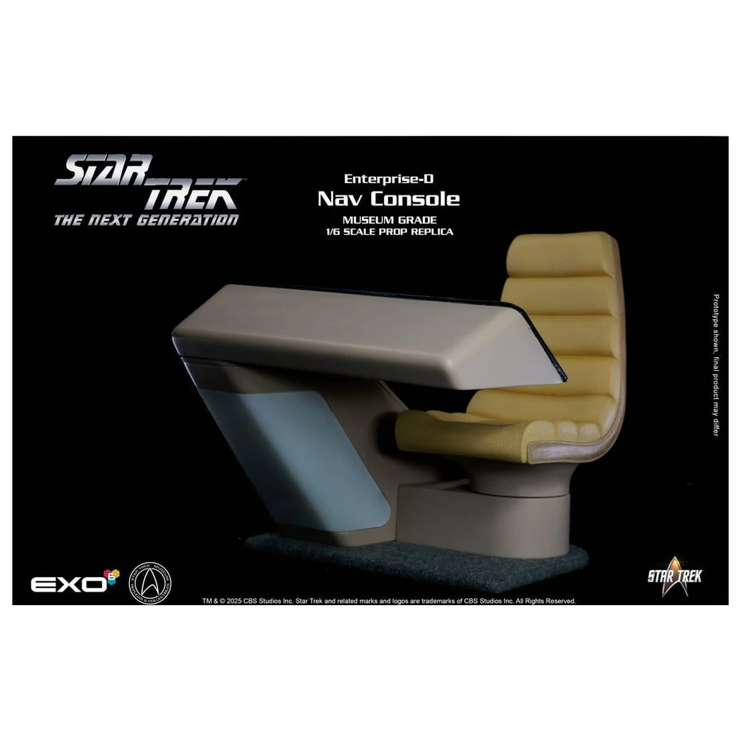 Star Trek: The Next Generation Replica 1/6 Enterprise-D Bridge CONN Console product photo