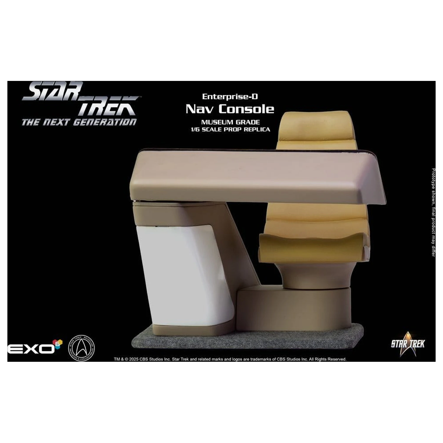 Star Trek: The Next Generation Replica 1/6 Enterprise-D Bridge CONN Console product photo