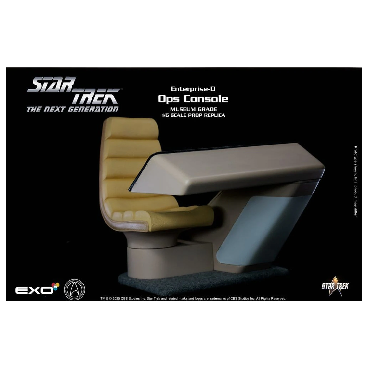 Star Trek: The Next Generation Replica 1/6 Enterprise-D Bridge OPS Console product photo
