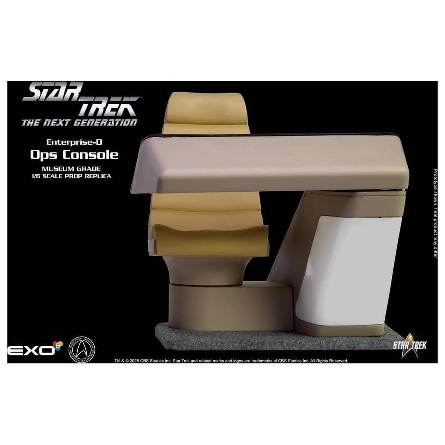 Star Trek: The Next Generation Replica 1/6 Enterprise-D Bridge OPS Console product photo