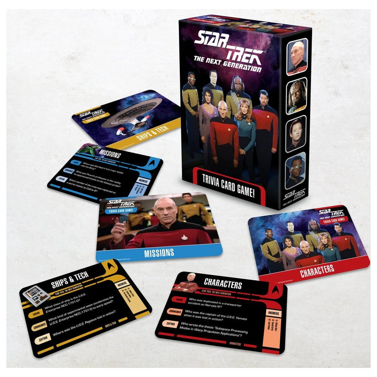 Star Trek: The Next Generation Trivia Card Game product photo