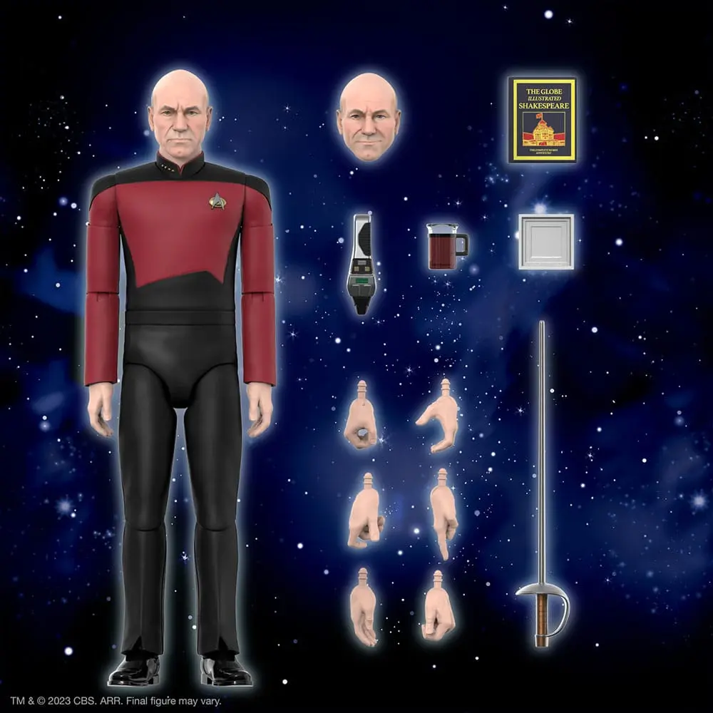 Star Trek: The Next Generation Ultimates Action Figure Captain Picard 18 cm product photo