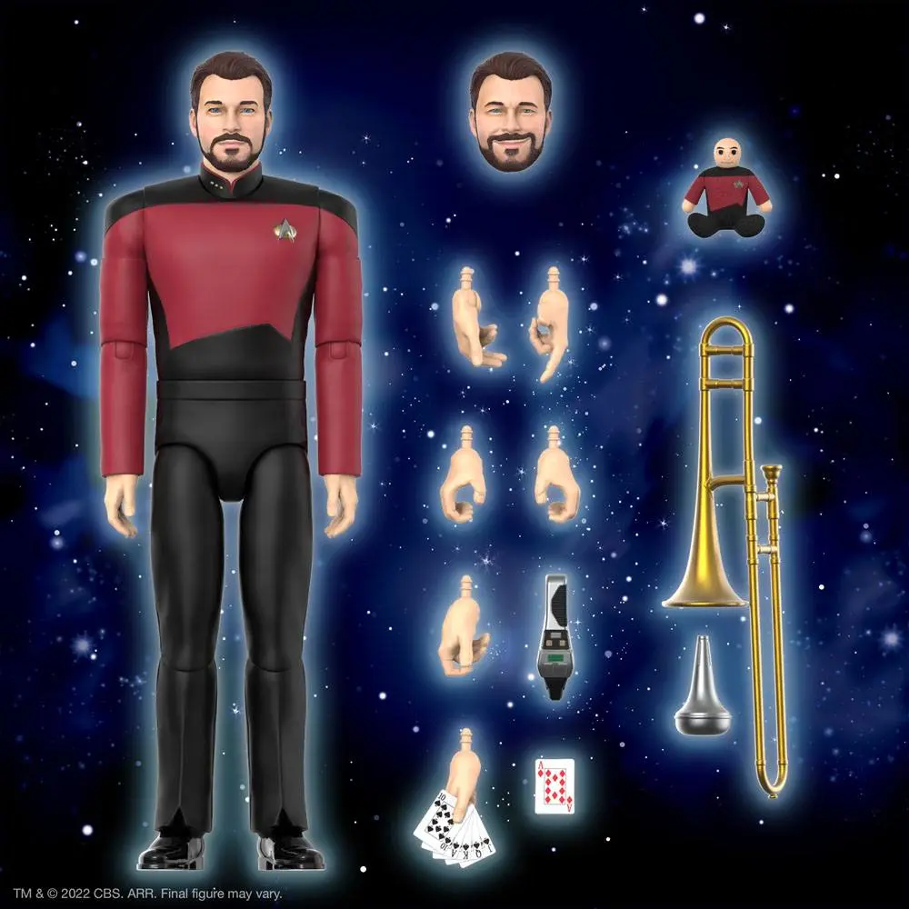 Star Trek: The Next Generation Ultimates Action Figure Commander Riker 18 cm product photo