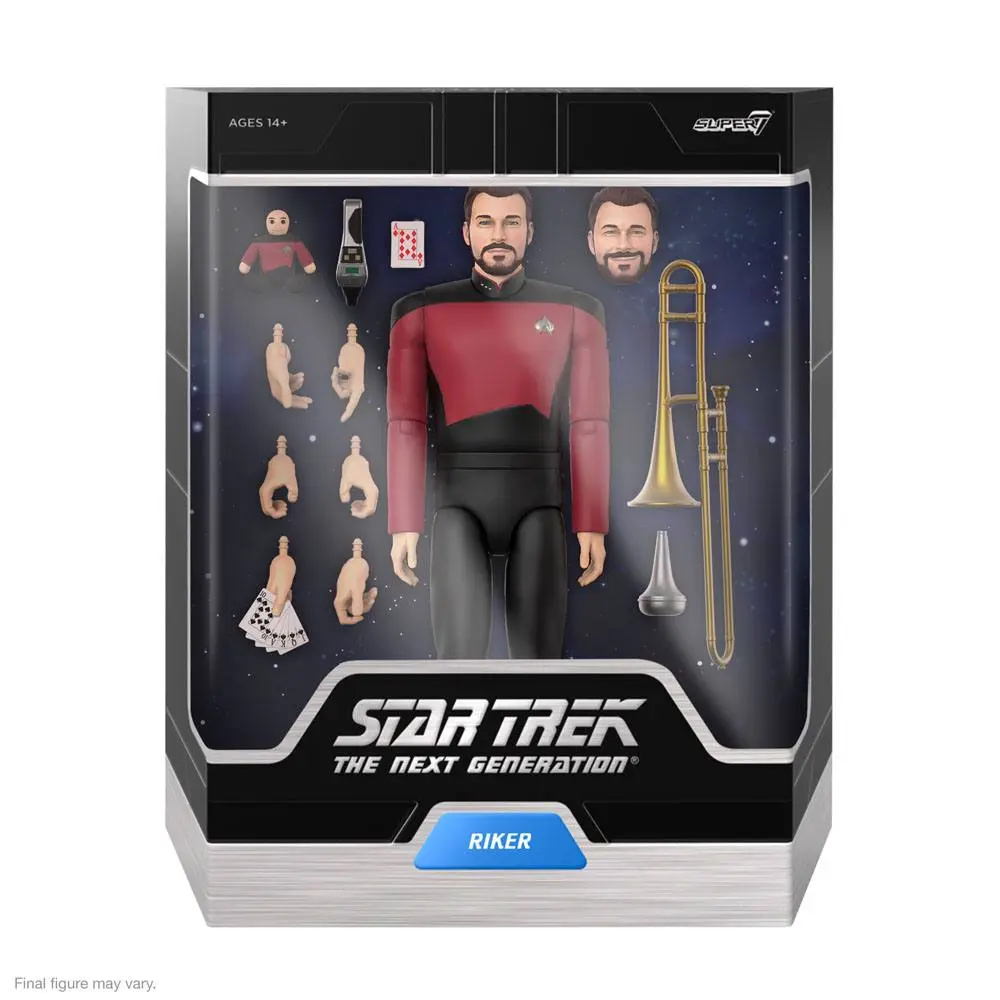 Star Trek: The Next Generation Ultimates Action Figure Commander Riker 18 cm product photo