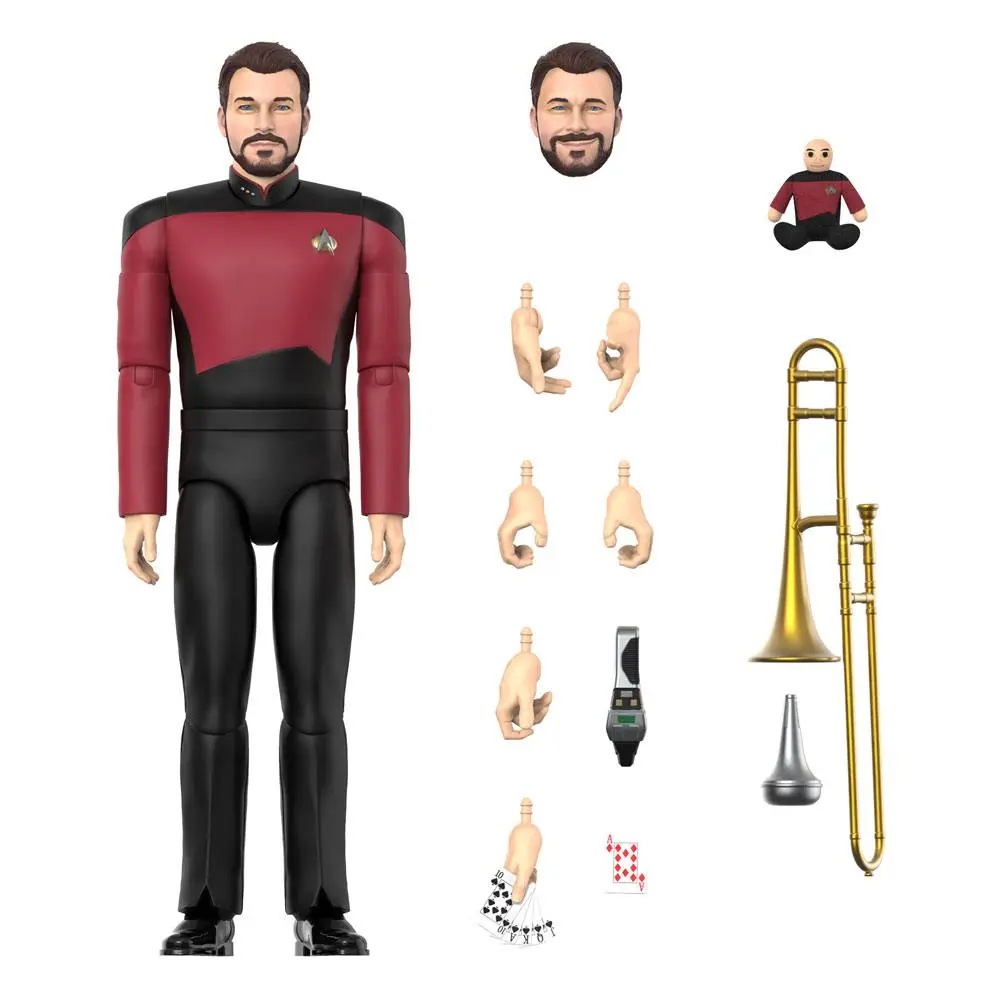 Star Trek: The Next Generation Ultimates Action Figure Commander Riker 18 cm product photo