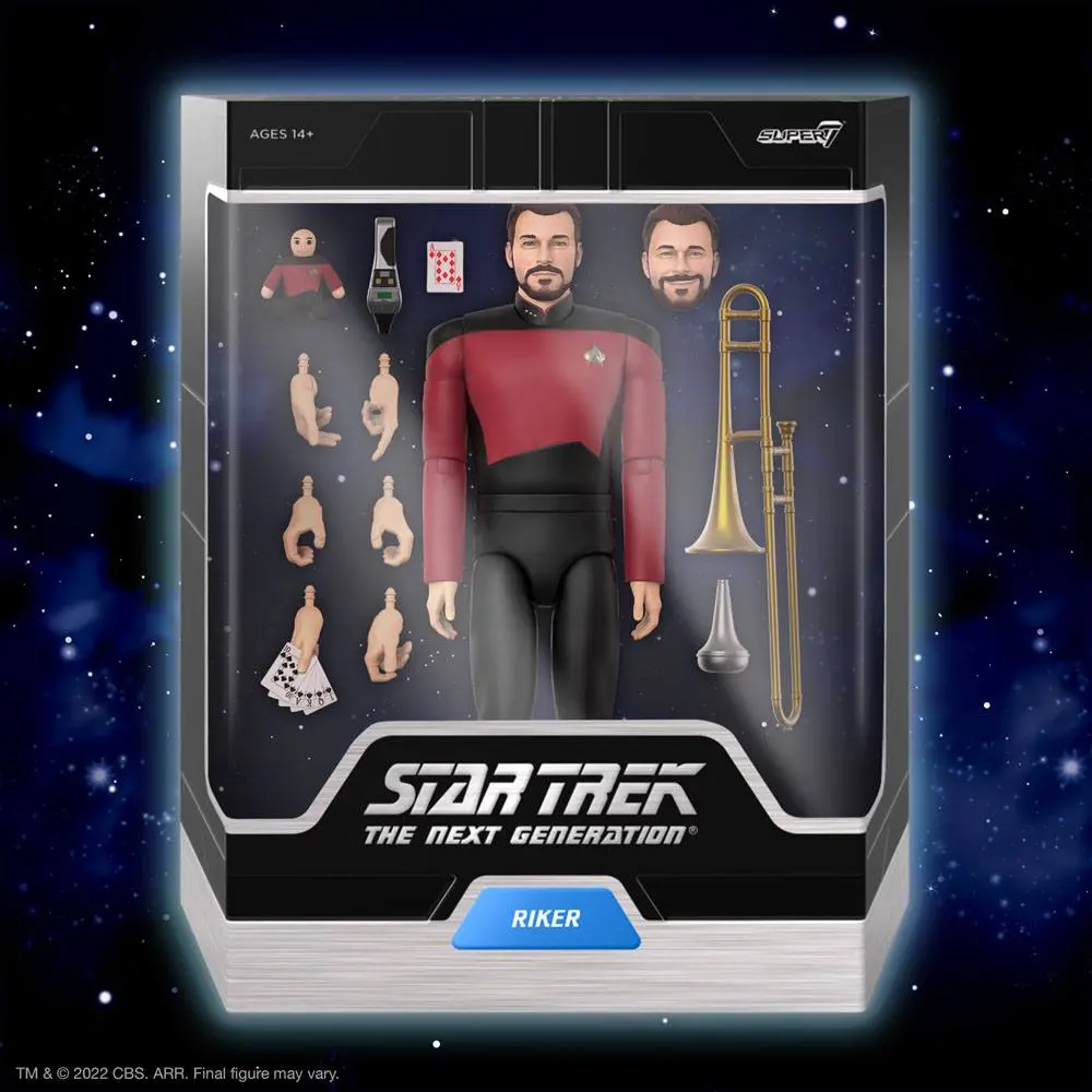 Star Trek: The Next Generation Ultimates Action Figure Commander Riker 18 cm product photo