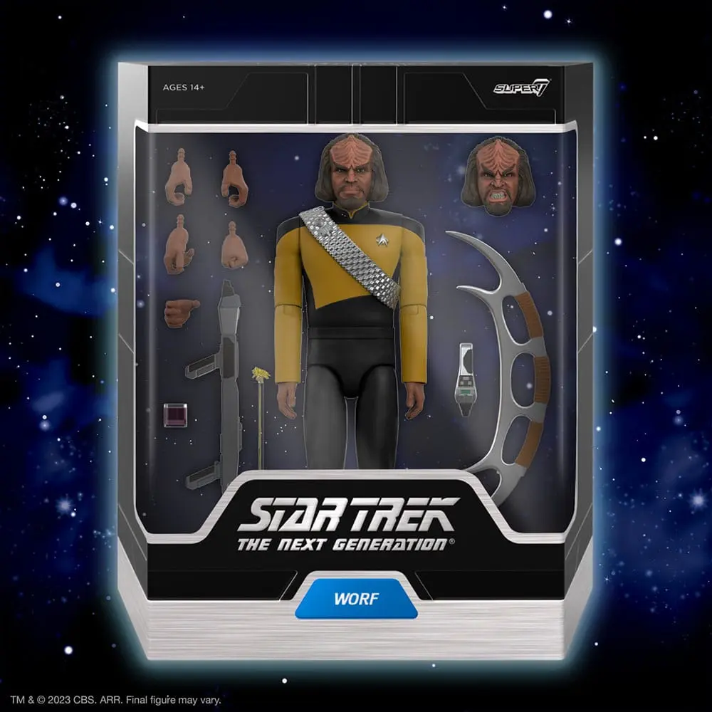 Star Trek: The Next Generation Ultimates Action Figure Worf 18 cm termékfotó