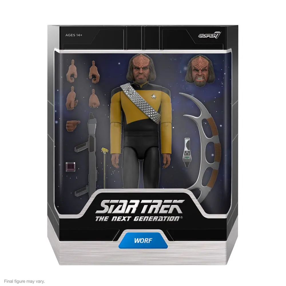 Star Trek: The Next Generation Ultimates Action Figure Worf 18 cm termékfotó