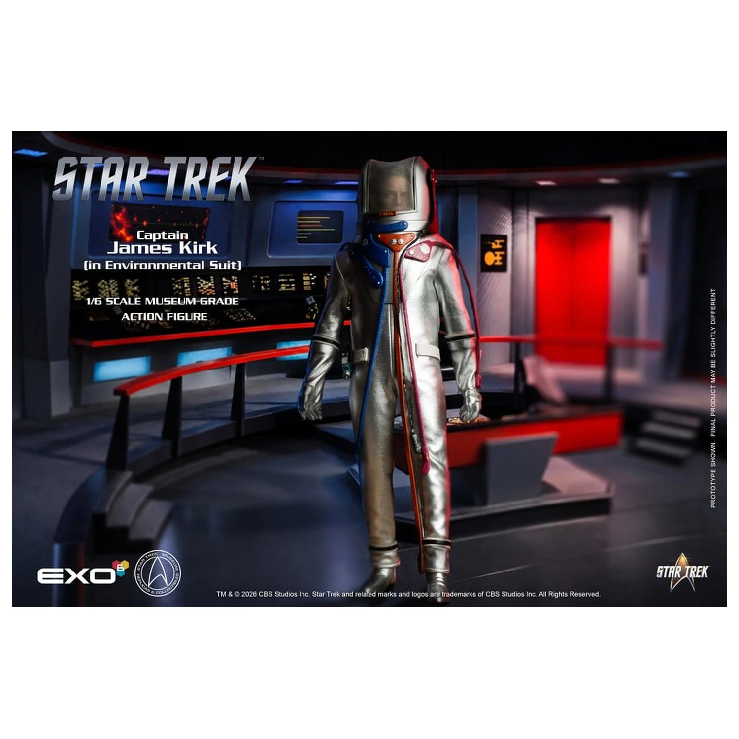 Star Trek: The Original Series Action Figure 1/6 Captain James T. Kirk (in Environmental Suit) 29 cm product photo
