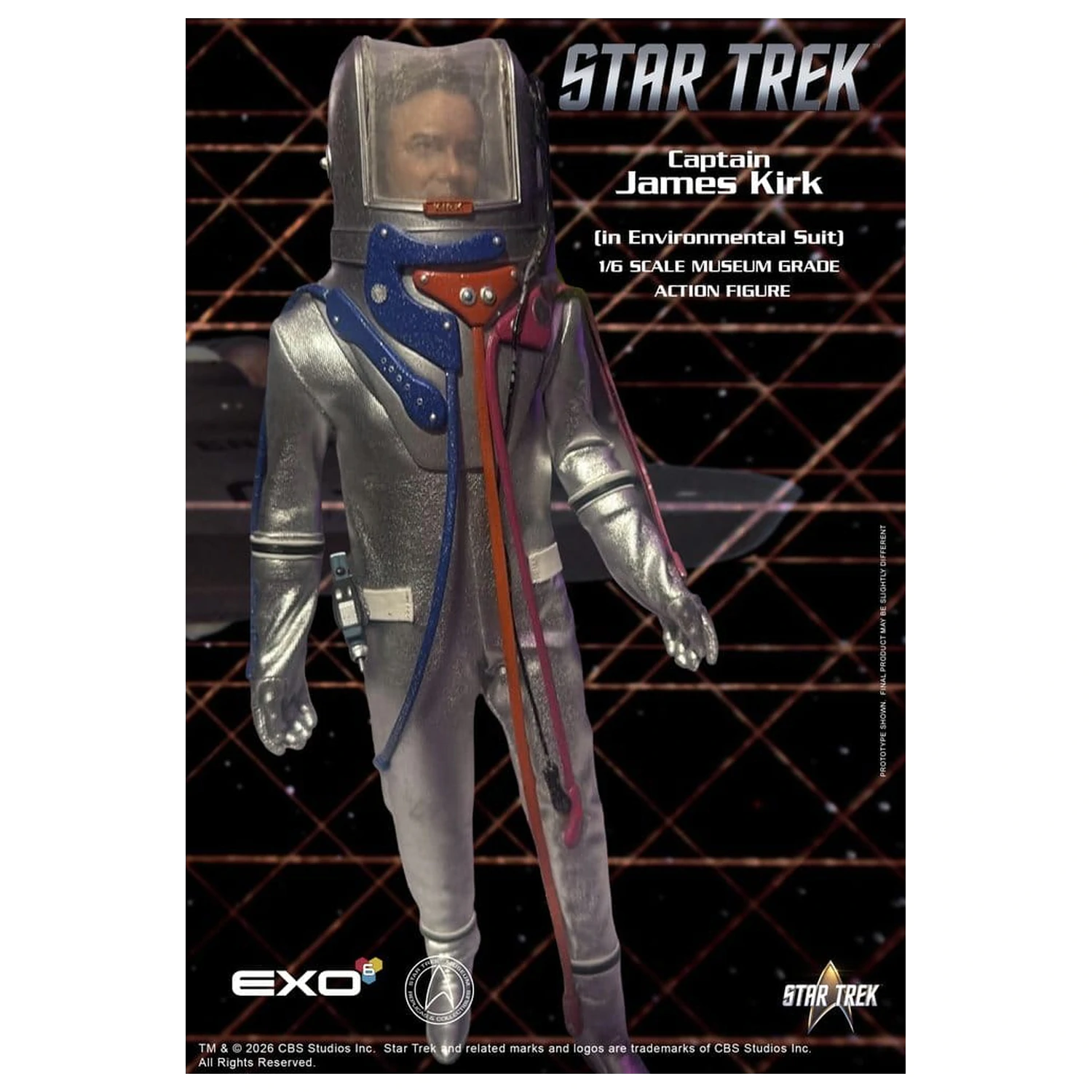 Star Trek: The Original Series Action Figure 1/6 Captain James T. Kirk (in Environmental Suit) 29 cm product photo