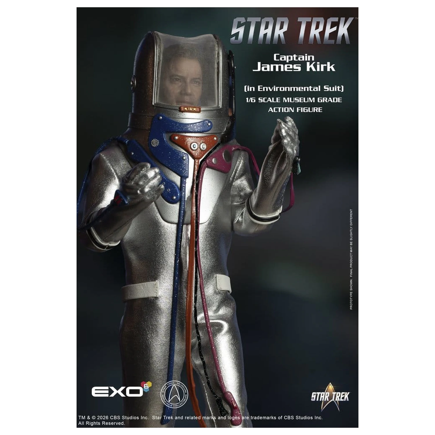 Star Trek: The Original Series Action Figure 1/6 Captain James T. Kirk (in Environmental Suit) 29 cm product photo
