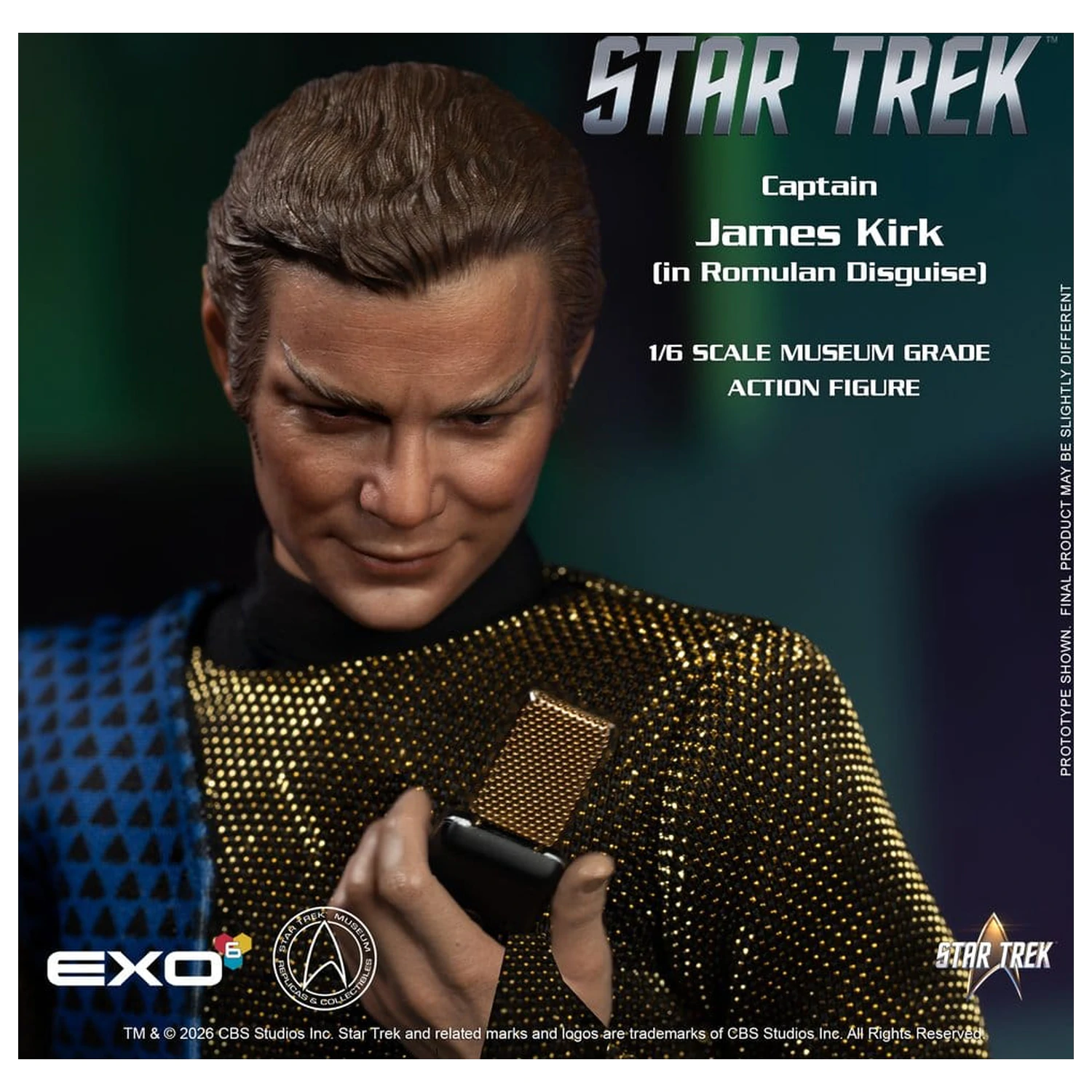 Star Trek: The Original Series Action Figure 1/6 Captain James T. Kirk (Romulan Disguise) 29 cm product photo