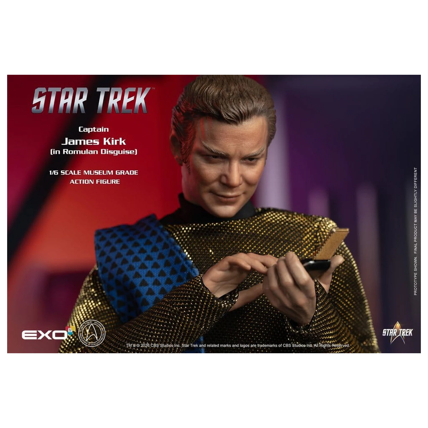 Star Trek: The Original Series Action Figure 1/6 Captain James T. Kirk (Romulan Disguise) 29 cm product photo