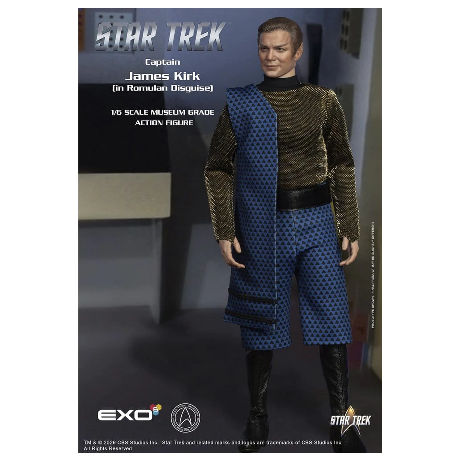 Star Trek: The Original Series Action Figure 1/6 Captain James T. Kirk (Romulan Disguise) 29 cm product photo