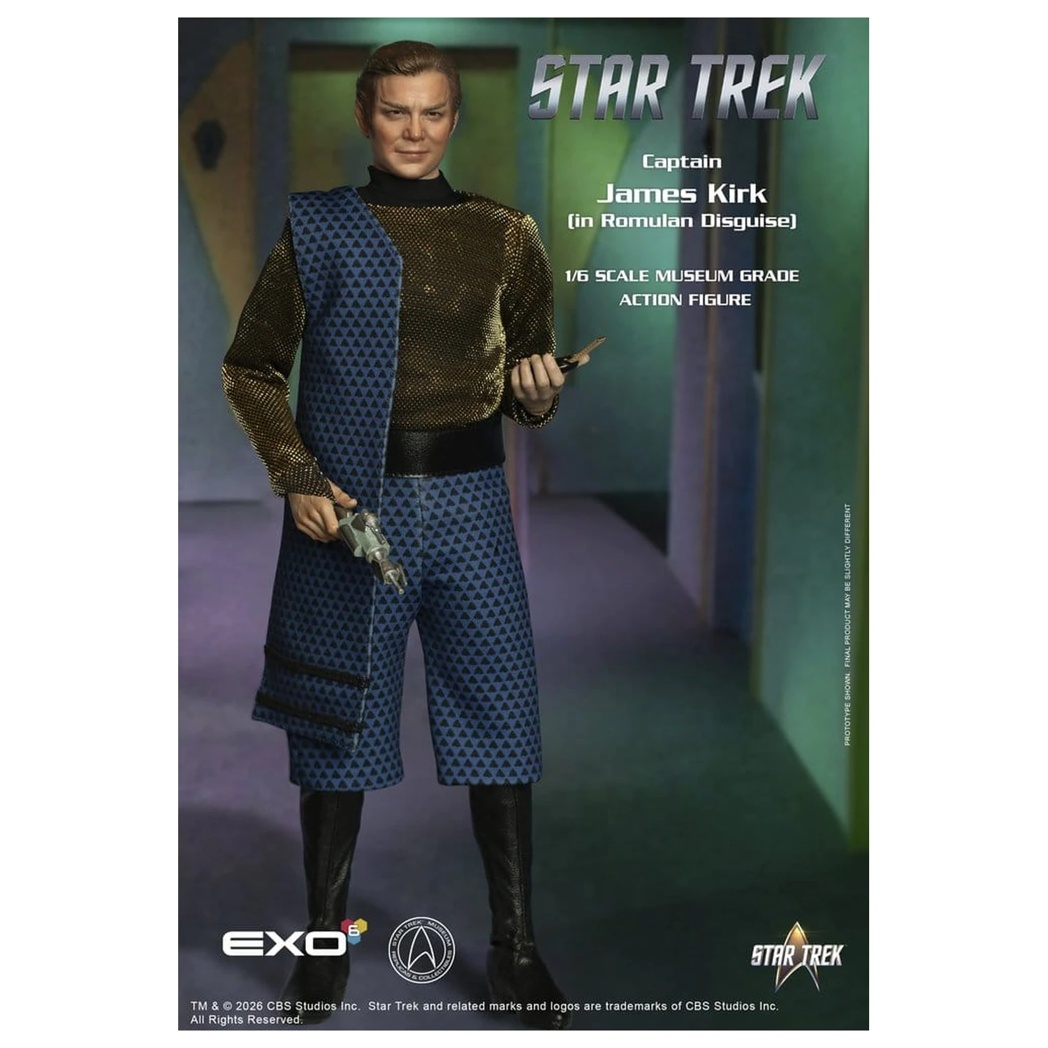 Star Trek: The Original Series Action Figure 1/6 Captain James T. Kirk (Romulan Disguise) 29 cm product photo