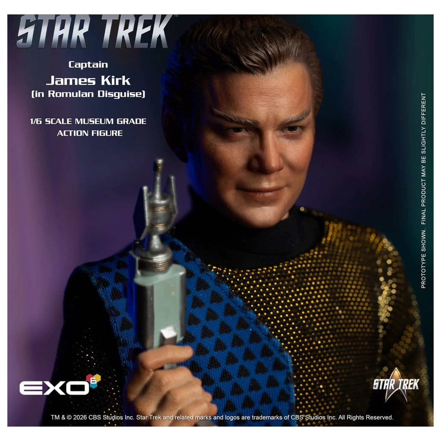 Star Trek: The Original Series Action Figure 1/6 Captain James T. Kirk (Romulan Disguise) 29 cm product photo
