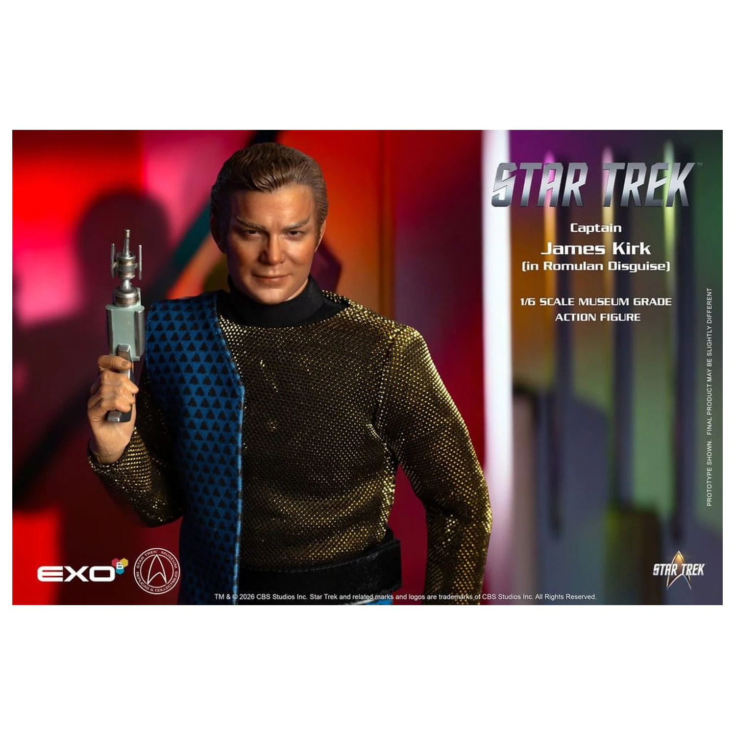 Star Trek: The Original Series Action Figure 1/6 Captain James T. Kirk (Romulan Disguise) 29 cm product photo