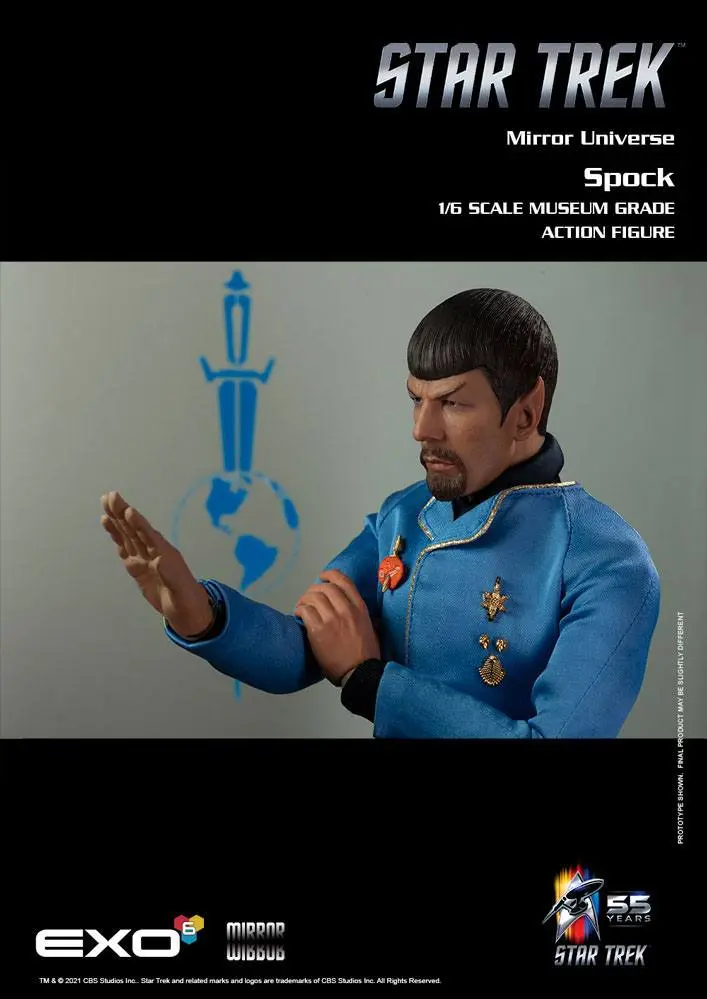 Star Trek: The Original Series Action Figure 1/6 Mirror Universe Spock 30 cm product photo