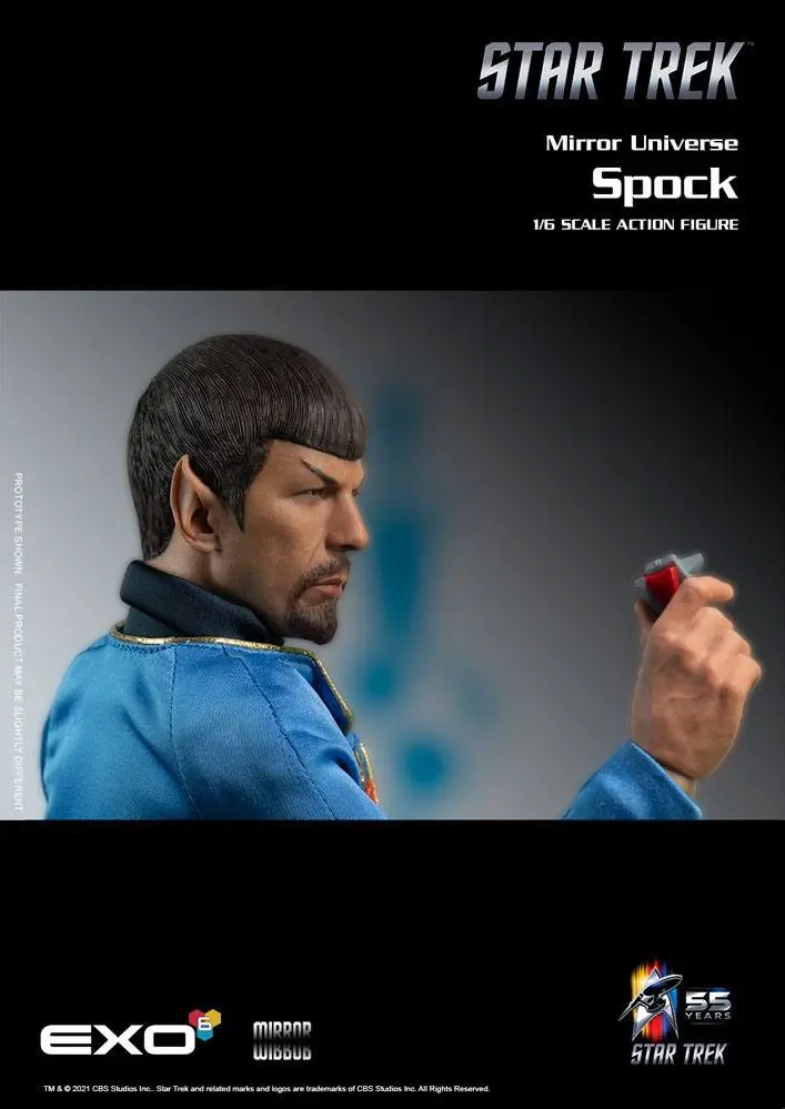 Star Trek: The Original Series Action Figure 1/6 Mirror Universe Spock 30 cm product photo