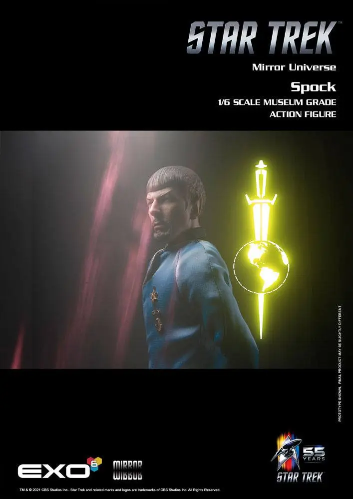 Star Trek: The Original Series Action Figure 1/6 Mirror Universe Spock 30 cm product photo