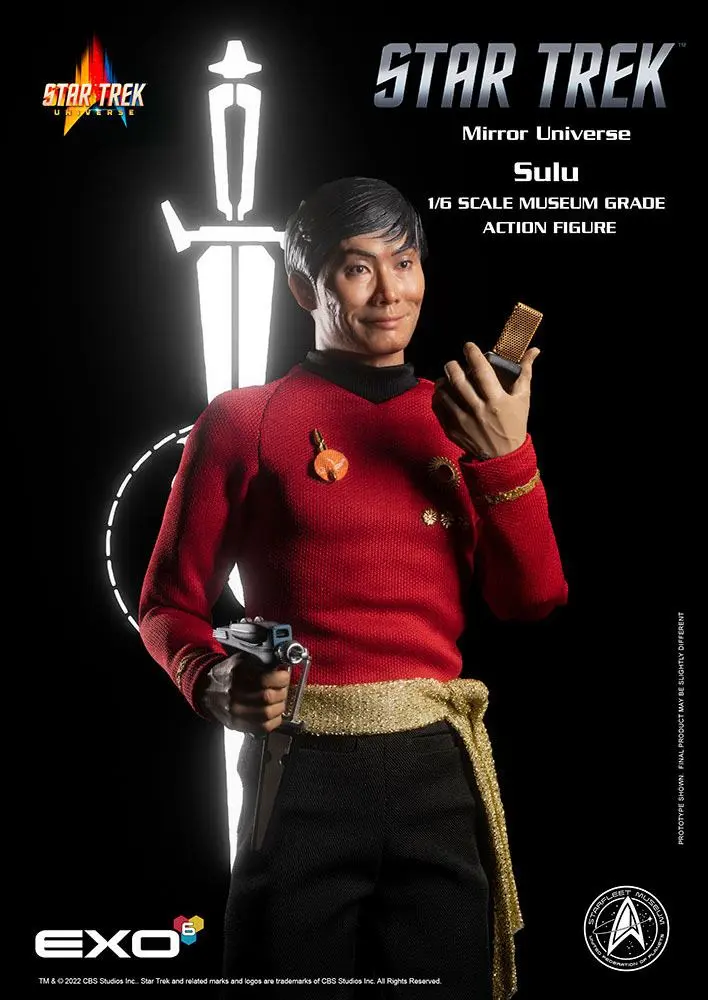 Star Trek: The Original Series Action Figure 1/6 Mirror Universe Sulu 28 cm product photo