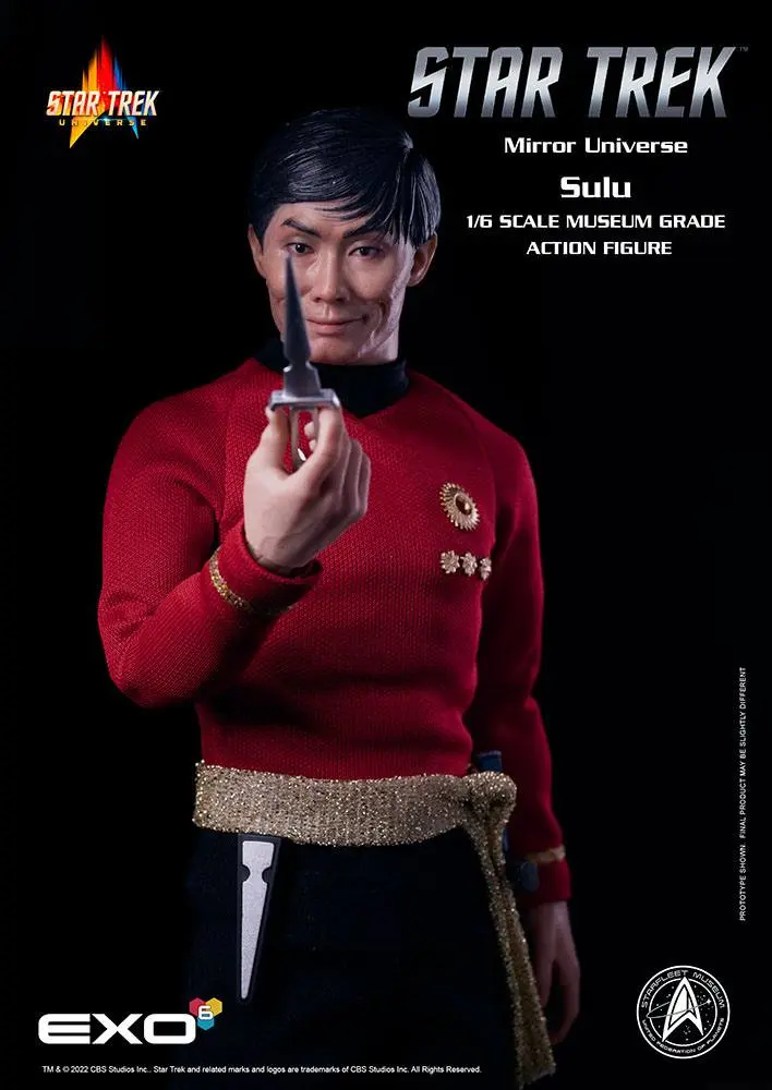 Star Trek: The Original Series Action Figure 1/6 Mirror Universe Sulu 28 cm product photo