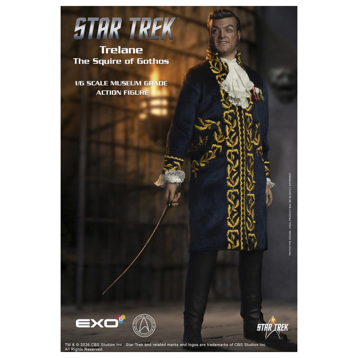 Star Trek: The Original Series Action Figure 1/6 Trelane, The Squire of Gothos 29 cm product photo