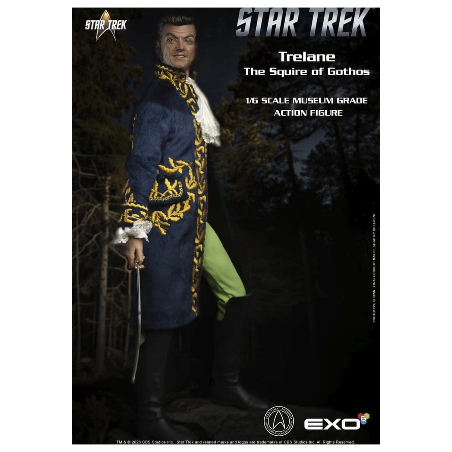 Star Trek: The Original Series Action Figure 1/6 Trelane, The Squire of Gothos 29 cm product photo