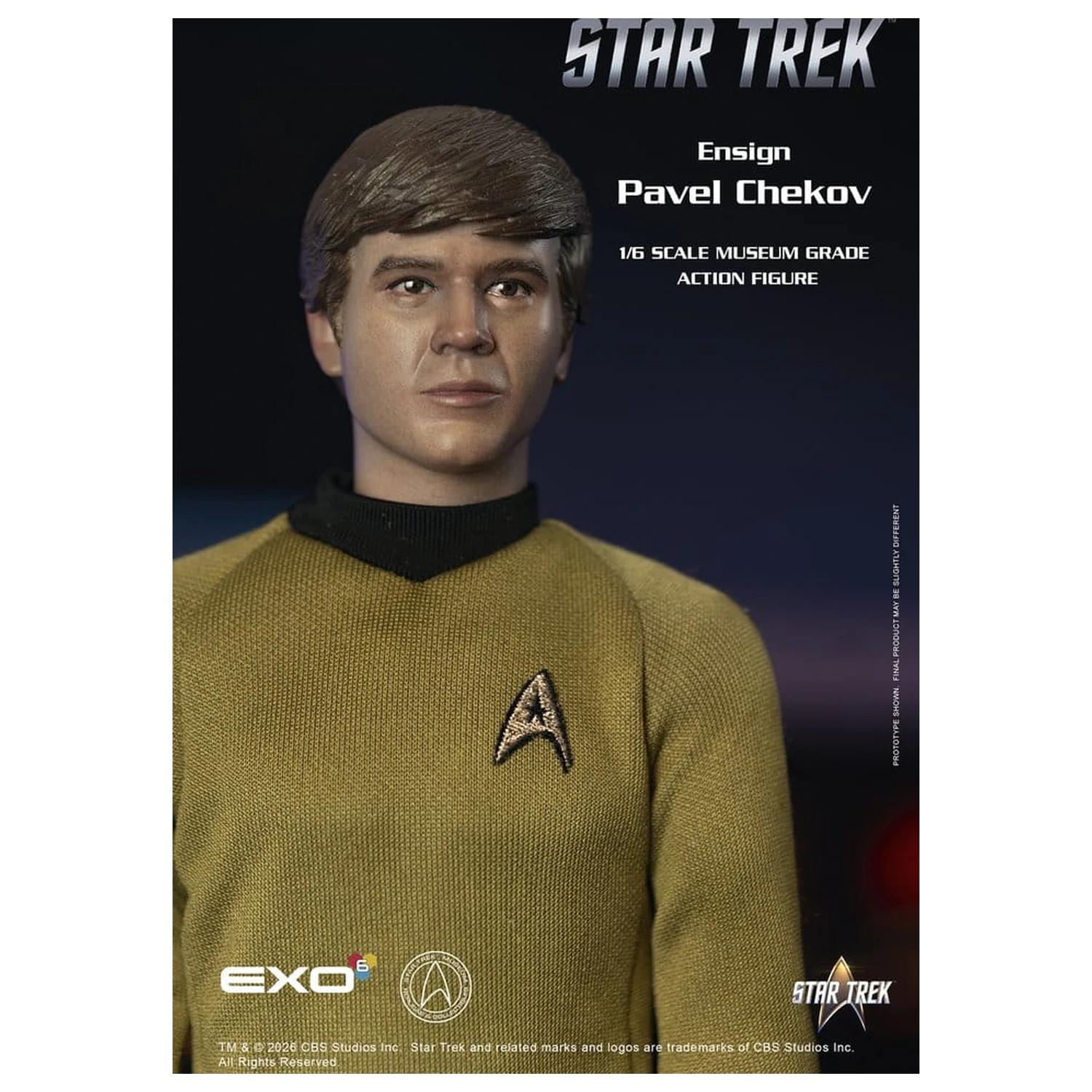Star Trek: The Original Series Action Figure 1/6 Ensign Pavel Chekov 30 cm product photo