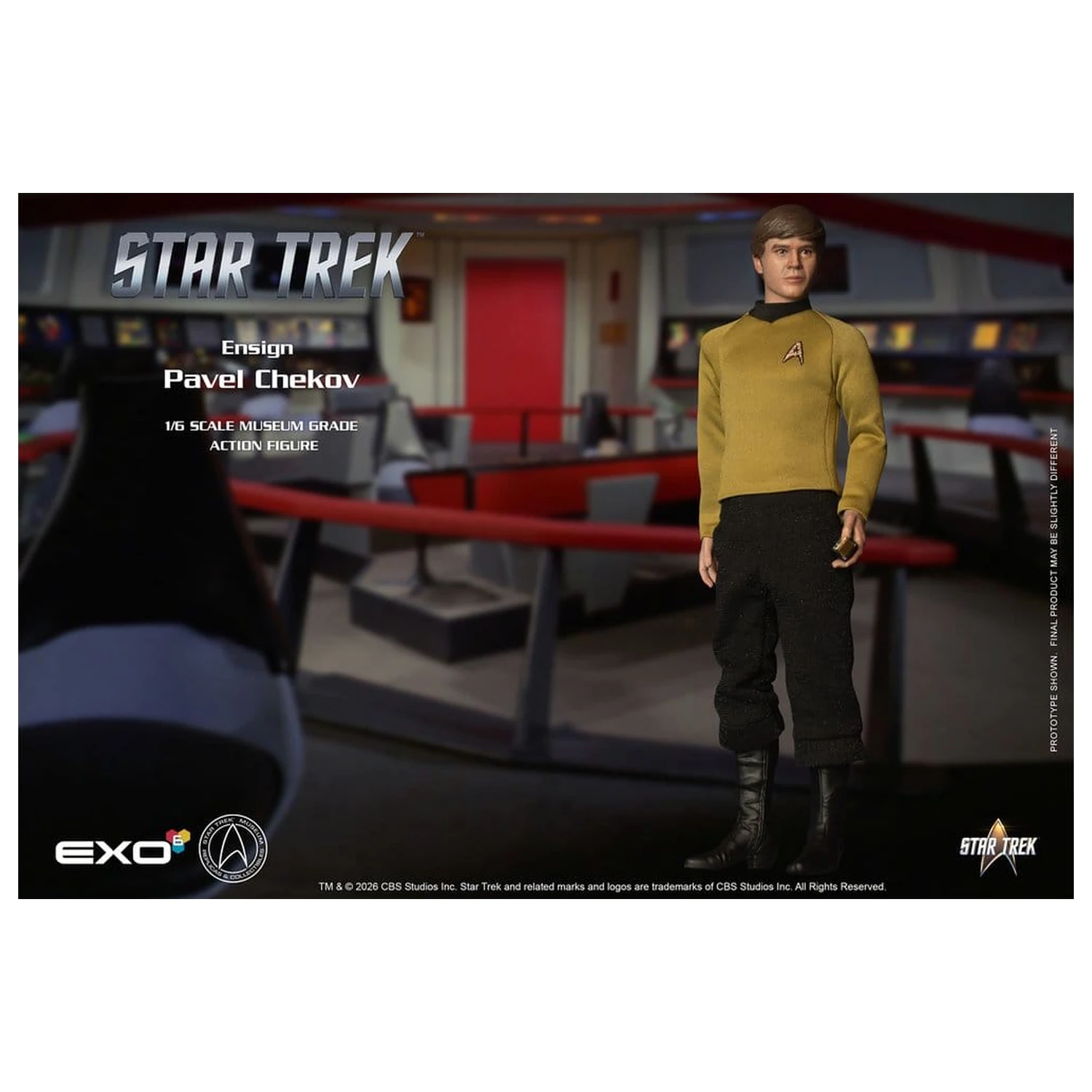 Star Trek: The Original Series Action Figure 1/6 Ensign Pavel Chekov 30 cm product photo