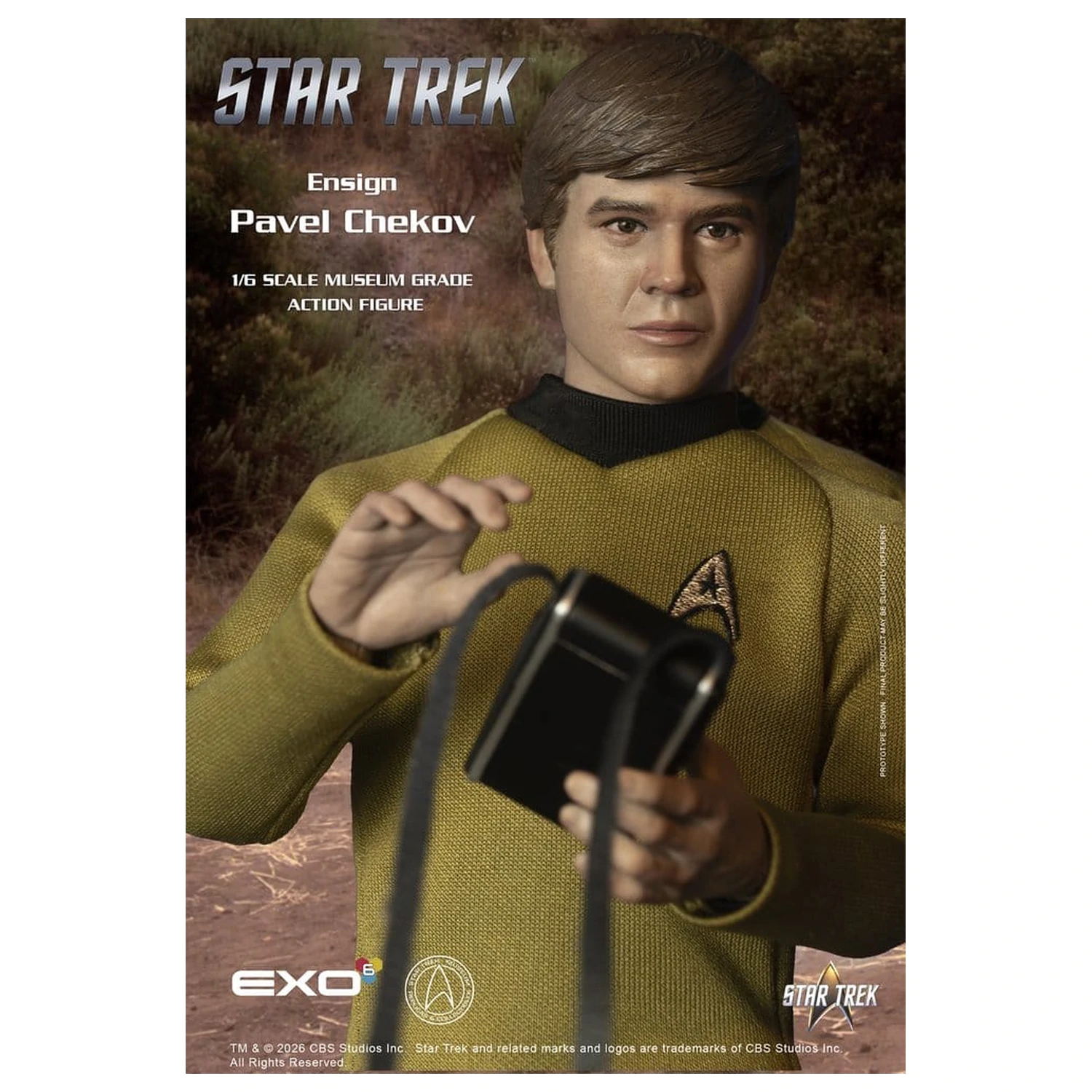 Star Trek: The Original Series Action Figure 1/6 Ensign Pavel Chekov 30 cm product photo