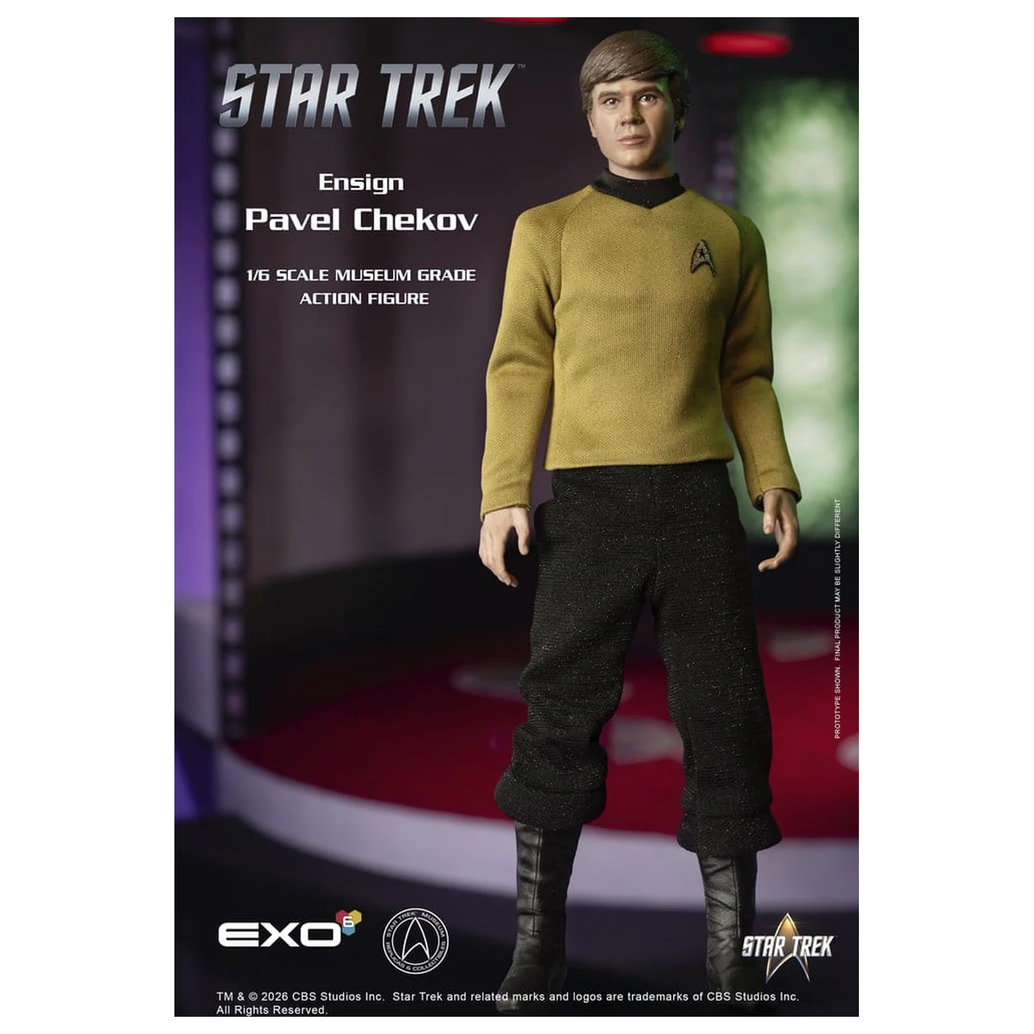 Star Trek: The Original Series Action Figure 1/6 Ensign Pavel Chekov 30 cm product photo