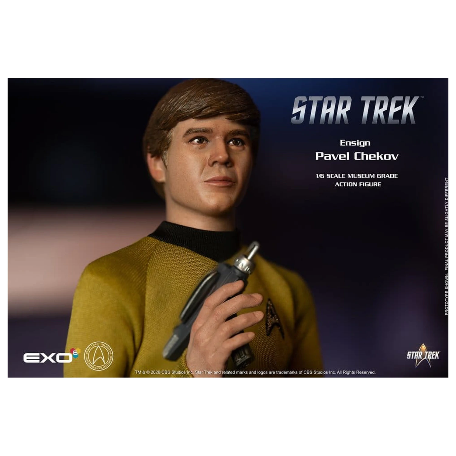 Star Trek: The Original Series Action Figure 1/6 Ensign Pavel Chekov 30 cm product photo