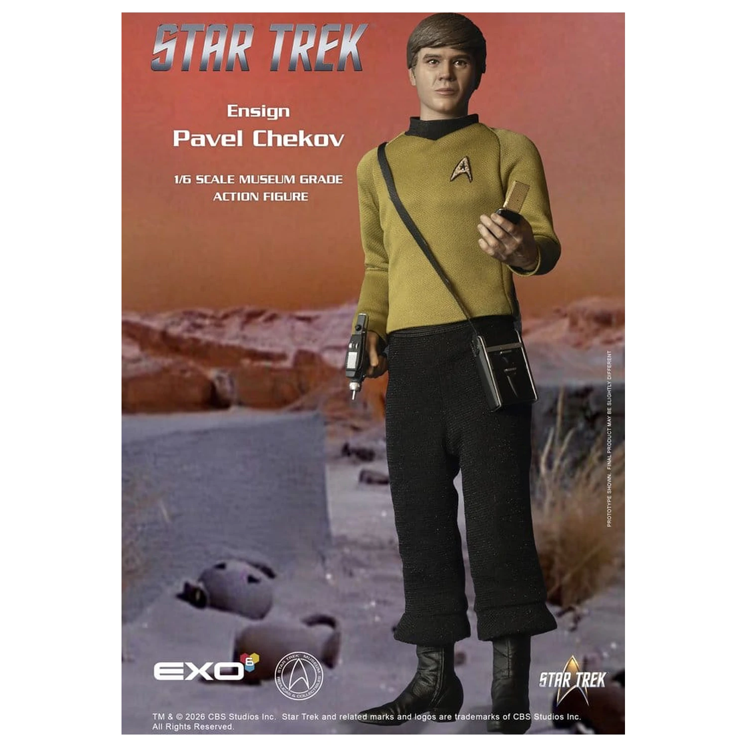 Star Trek: The Original Series Action Figure 1/6 Ensign Pavel Chekov 30 cm product photo