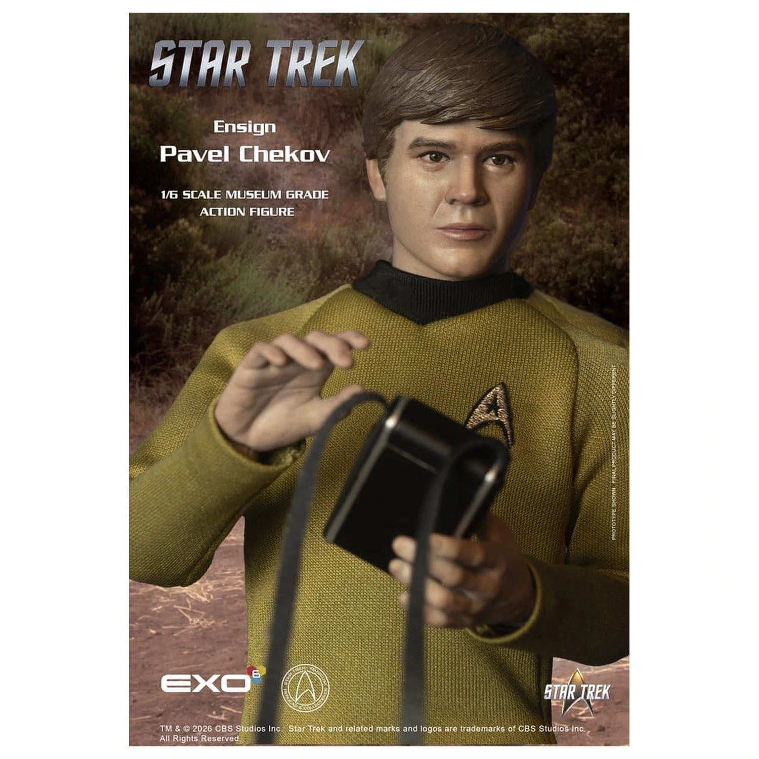 Star Trek: The Original Series Action Figure 1/6 Ensign Pavel Chekov 30 cm product photo