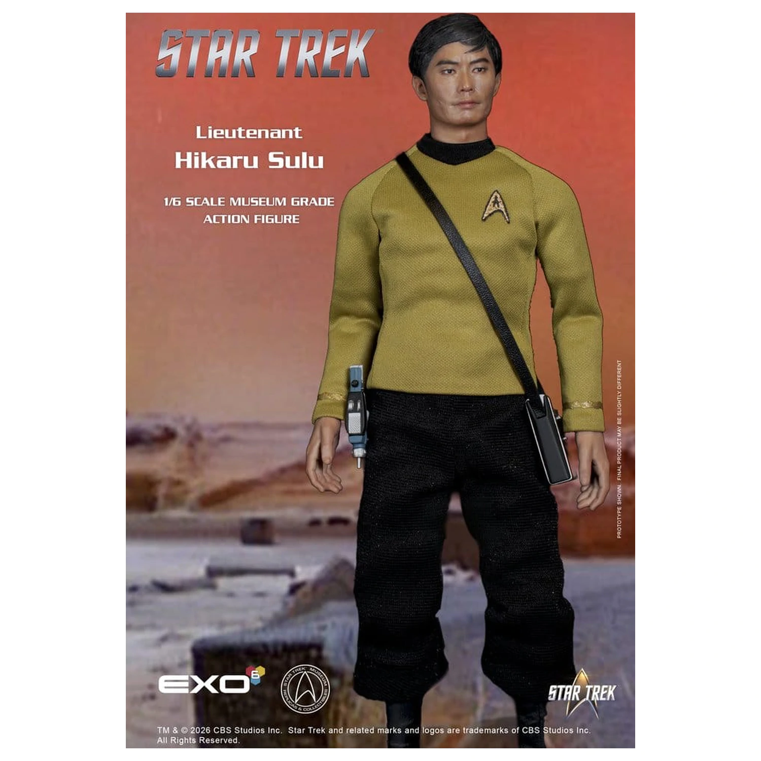 Star Trek: The Original Series Action Figure 1/6 Lt. Sulu 30 cm product photo
