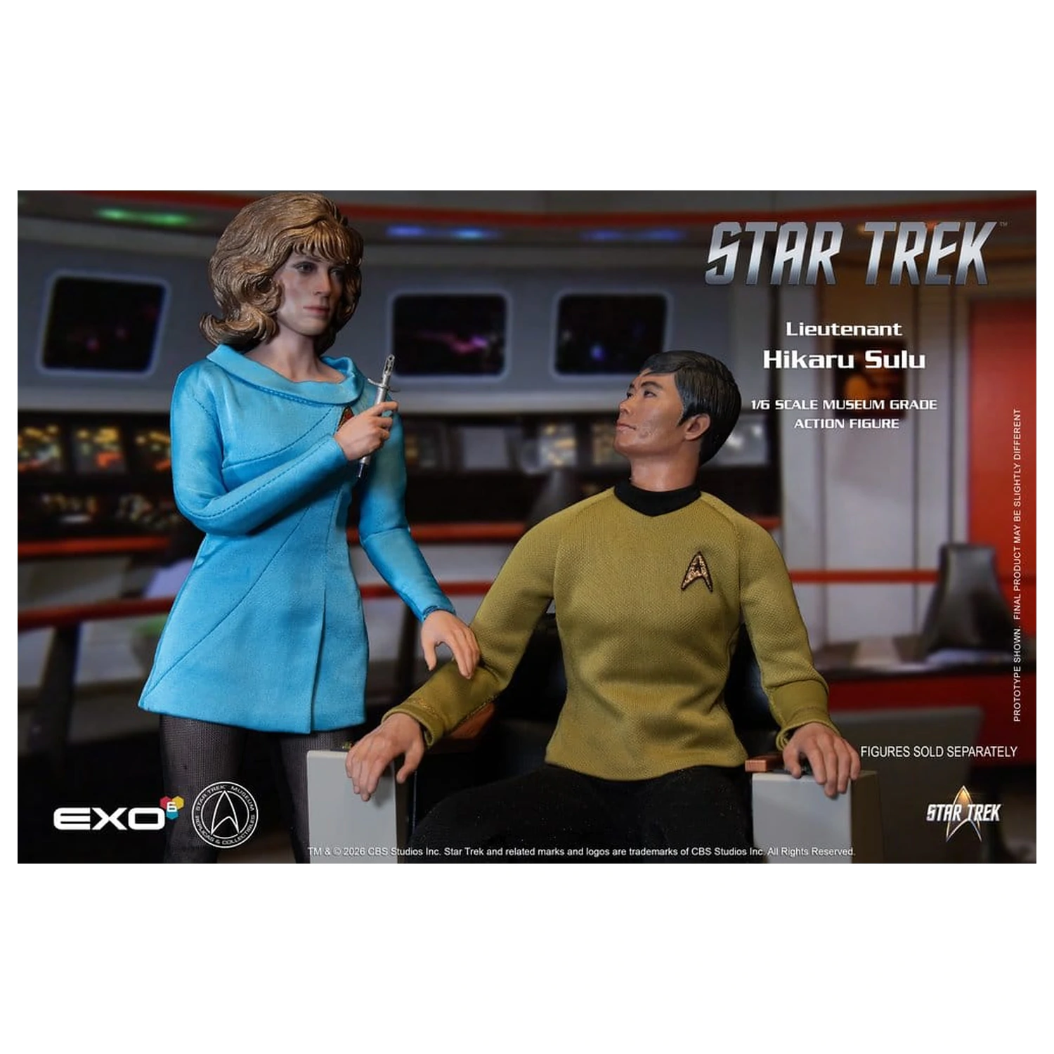 Star Trek: The Original Series Action Figure 1/6 Lt. Sulu 30 cm product photo