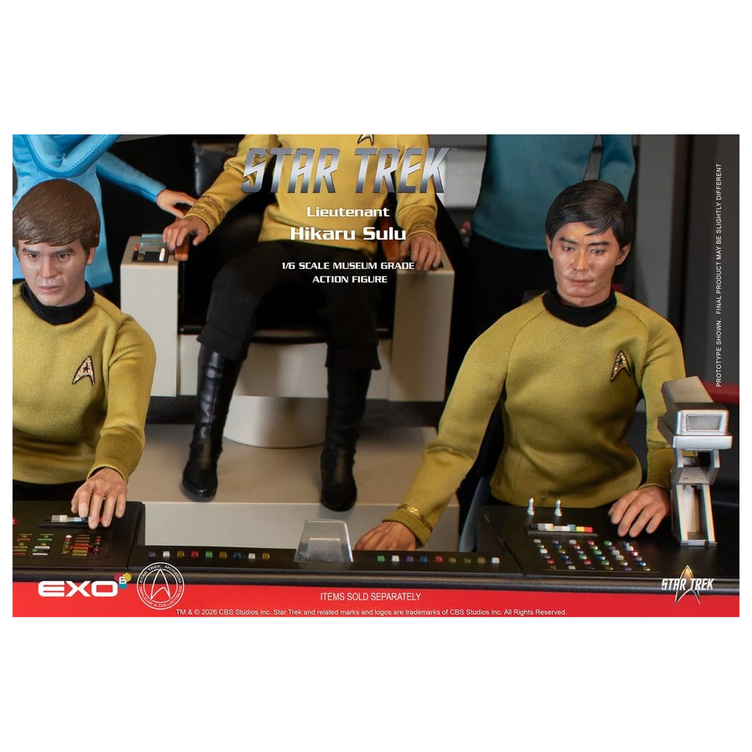 Star Trek: The Original Series Action Figure 1/6 Lt. Sulu 30 cm product photo