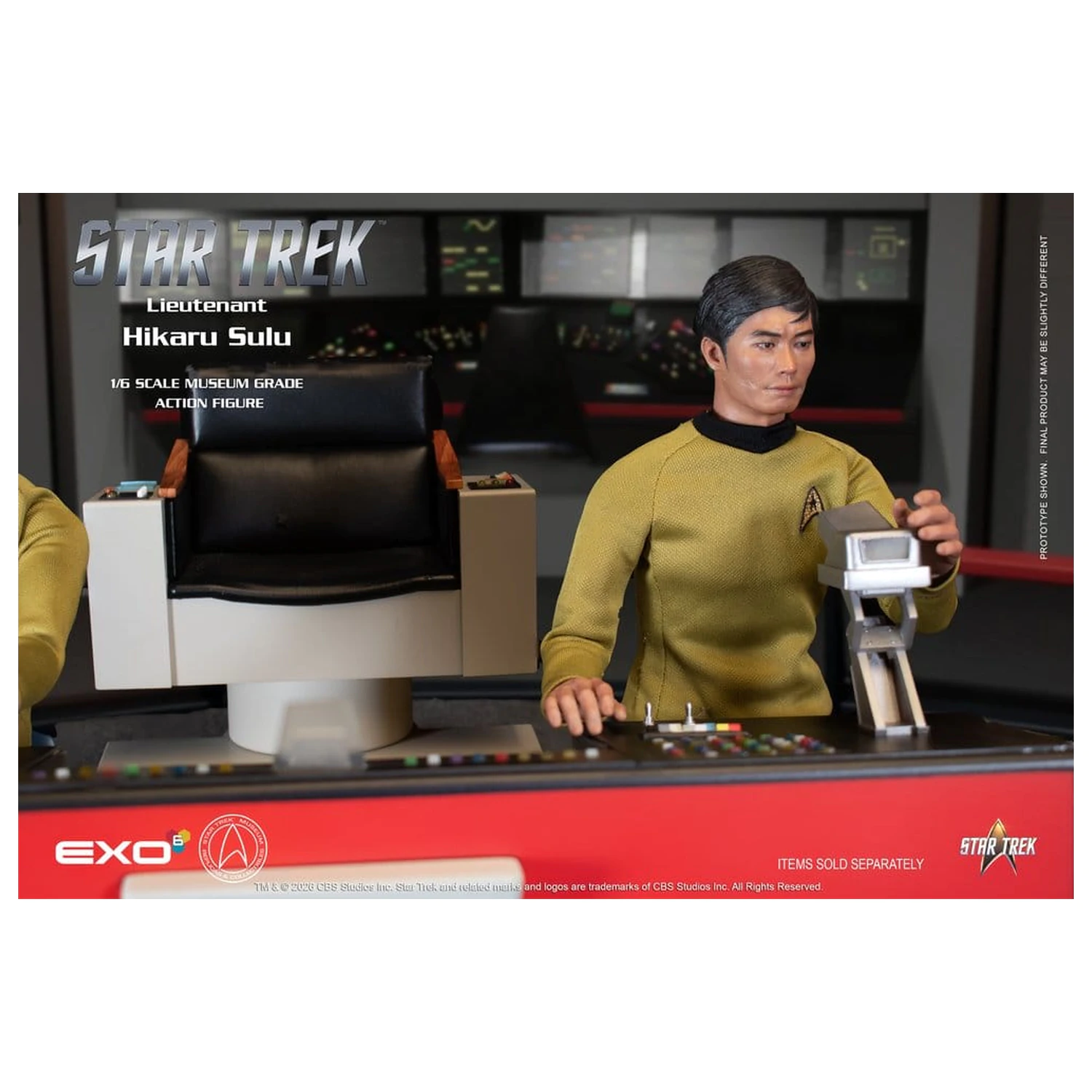 Star Trek: The Original Series Action Figure 1/6 Lt. Sulu 30 cm product photo