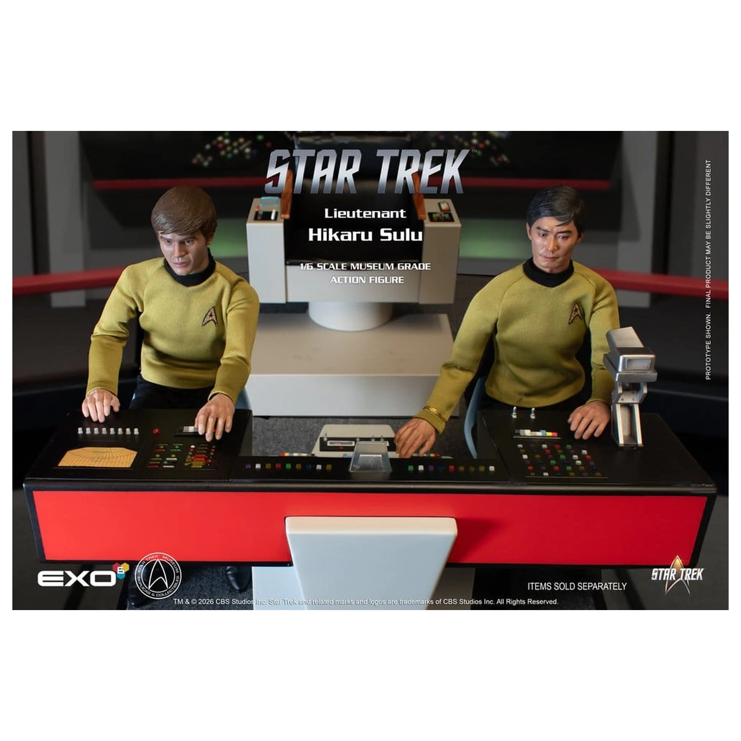 Star Trek: The Original Series Action Figure 1/6 Lt. Sulu 30 cm product photo