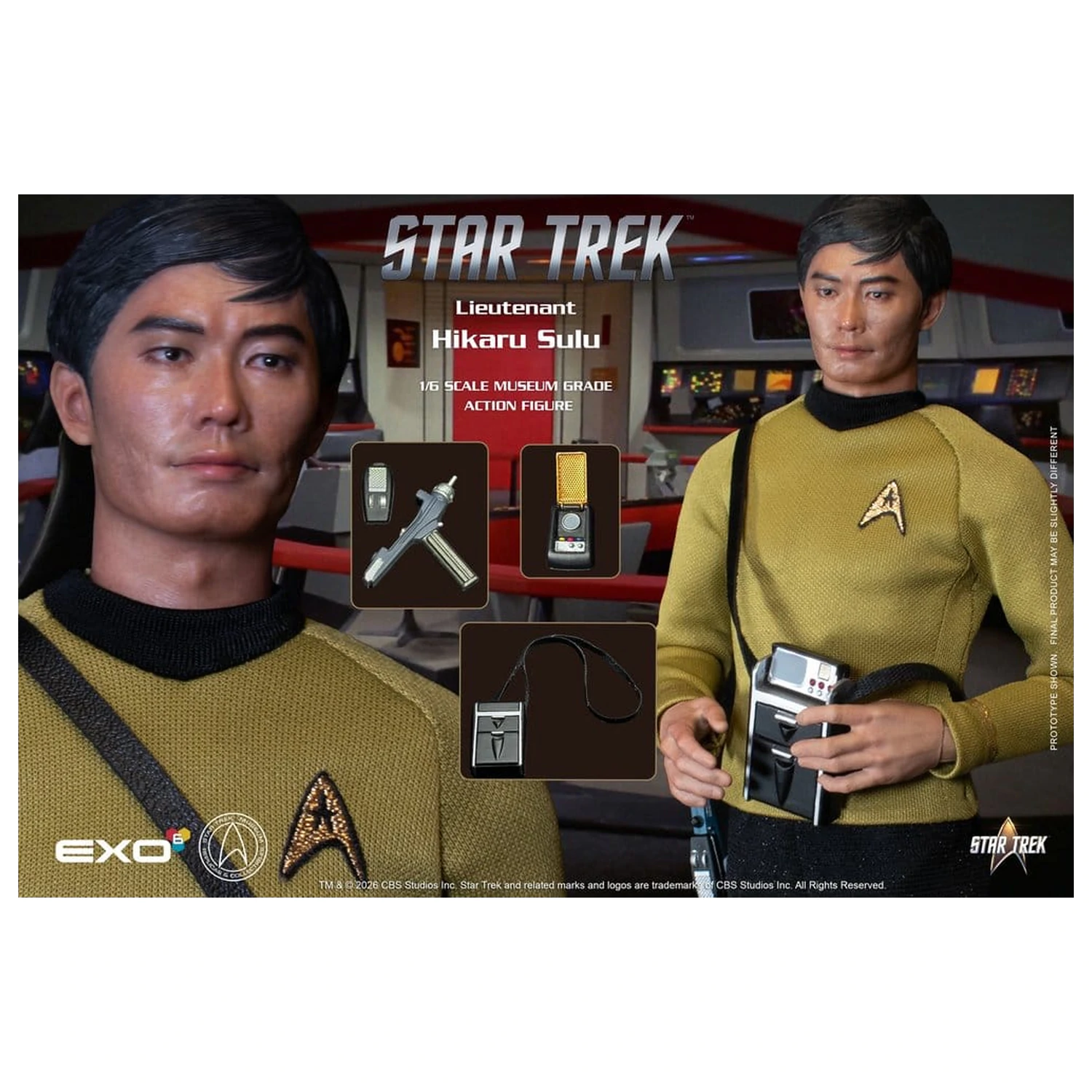 Star Trek: The Original Series Action Figure 1/6 Lt. Sulu 30 cm product photo