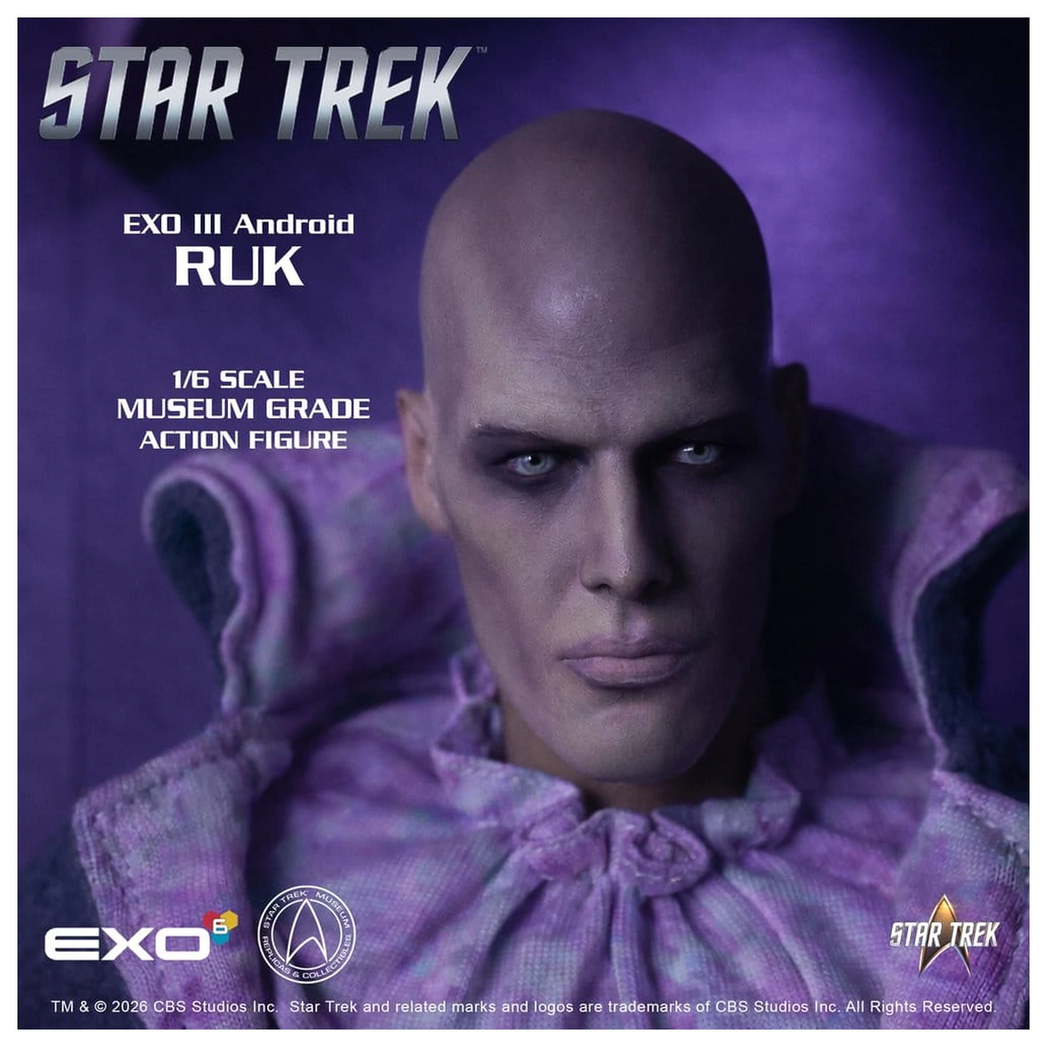 Star Trek: The Original Series Action Figure 1/6 Ruk EXO III Android 33 cm product photo