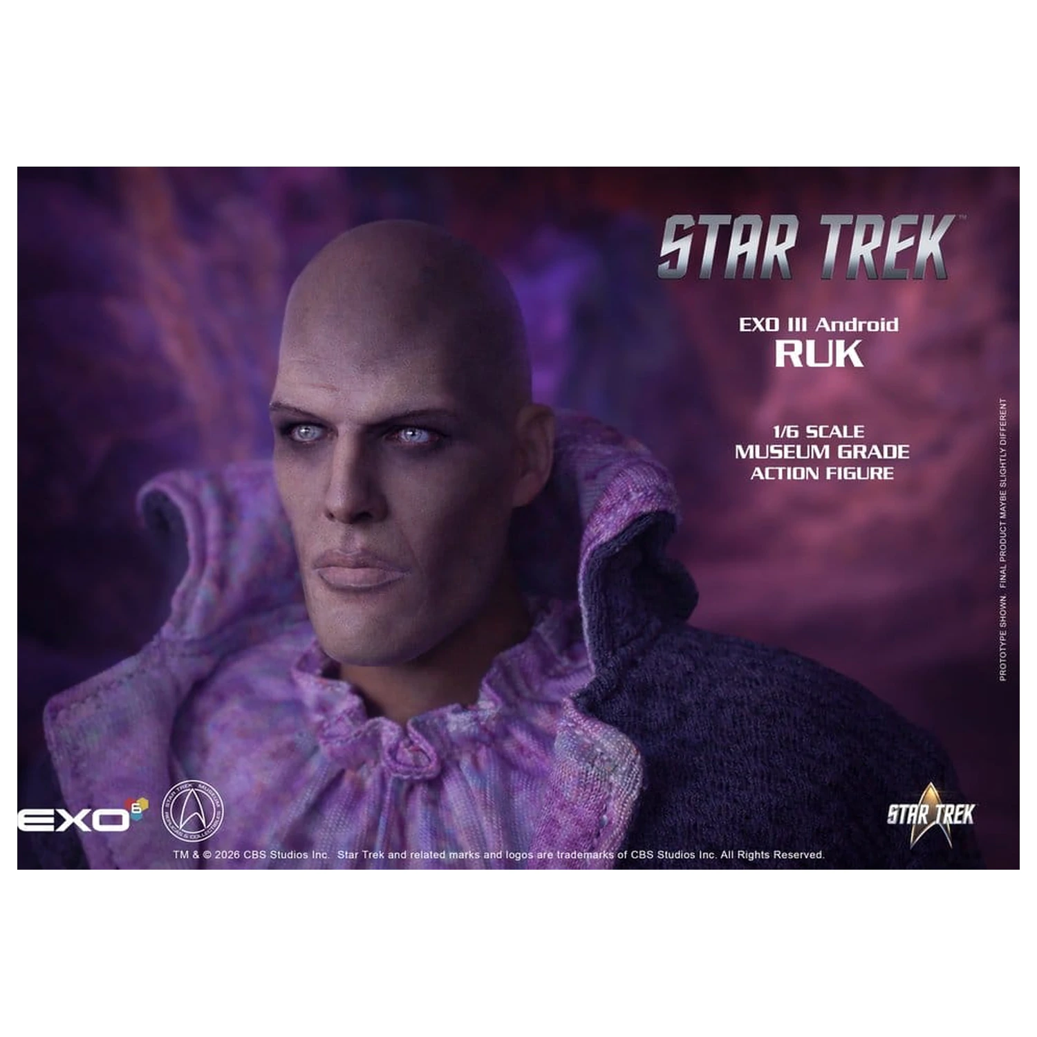 Star Trek: The Original Series Action Figure 1/6 Ruk EXO III Android 33 cm product photo