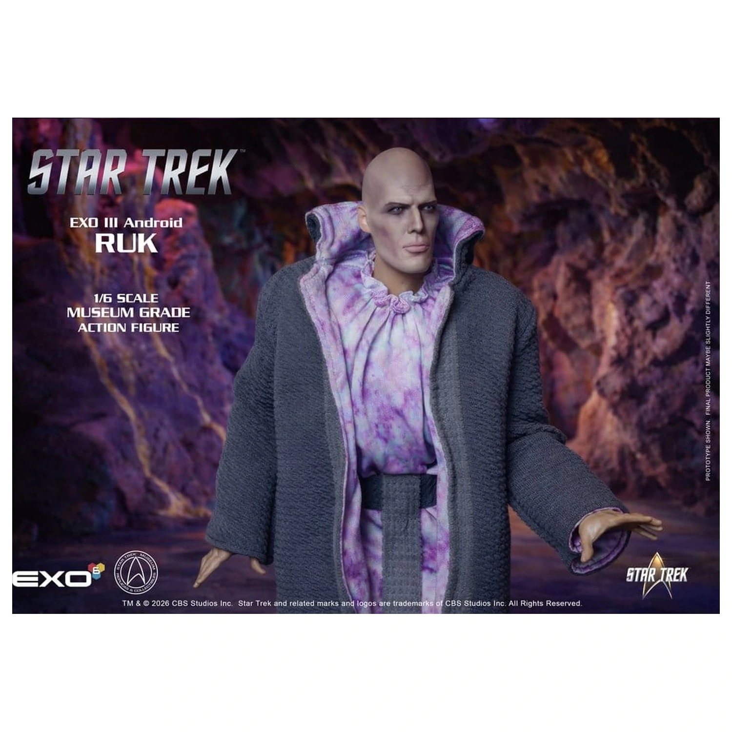 Star Trek: The Original Series Action Figure 1/6 Ruk EXO III Android 33 cm product photo
