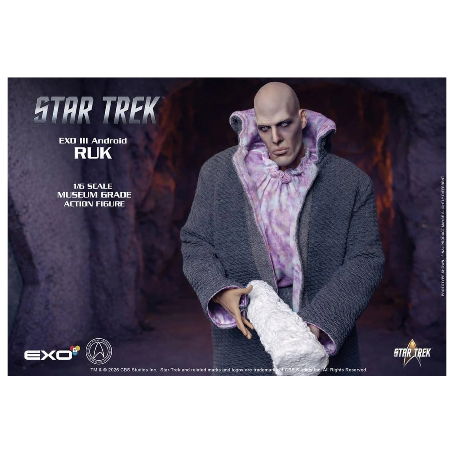 Star Trek: The Original Series Action Figure 1/6 Ruk EXO III Android 33 cm product photo