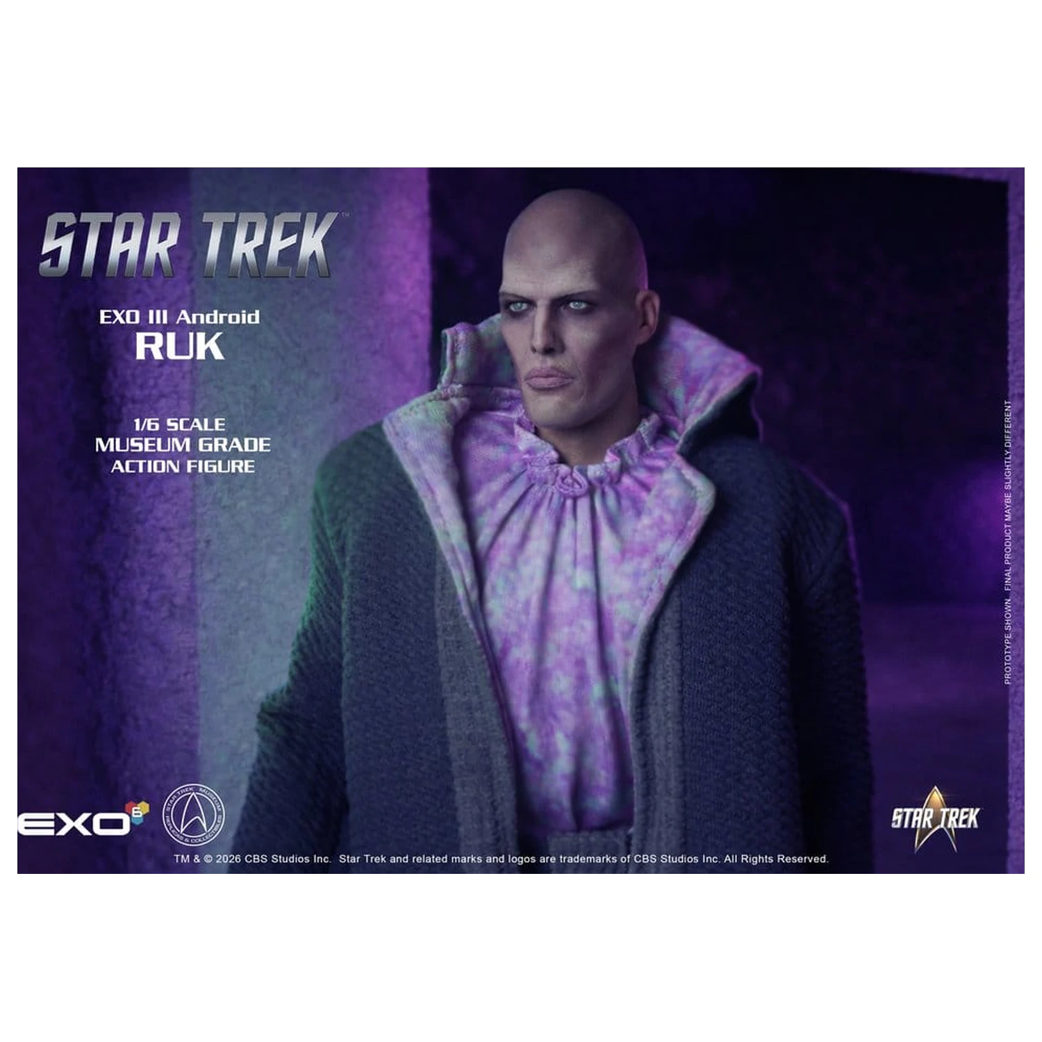 Star Trek: The Original Series Action Figure 1/6 Ruk EXO III Android 33 cm product photo